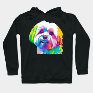 Maltese Pop Art - Dog Lover Gifts Hoodie